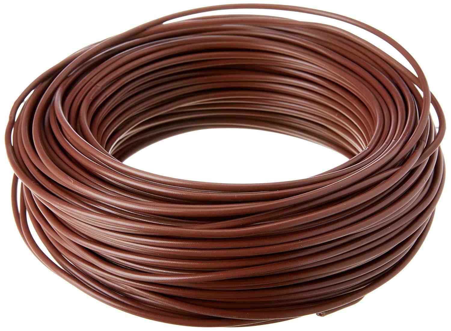 Cabo Flexível Unifilar DNI HFX 150-MR-50: Segurança e Eficiência para suas Instalações Elétricas (1.5mm² x 50m, Marrom)