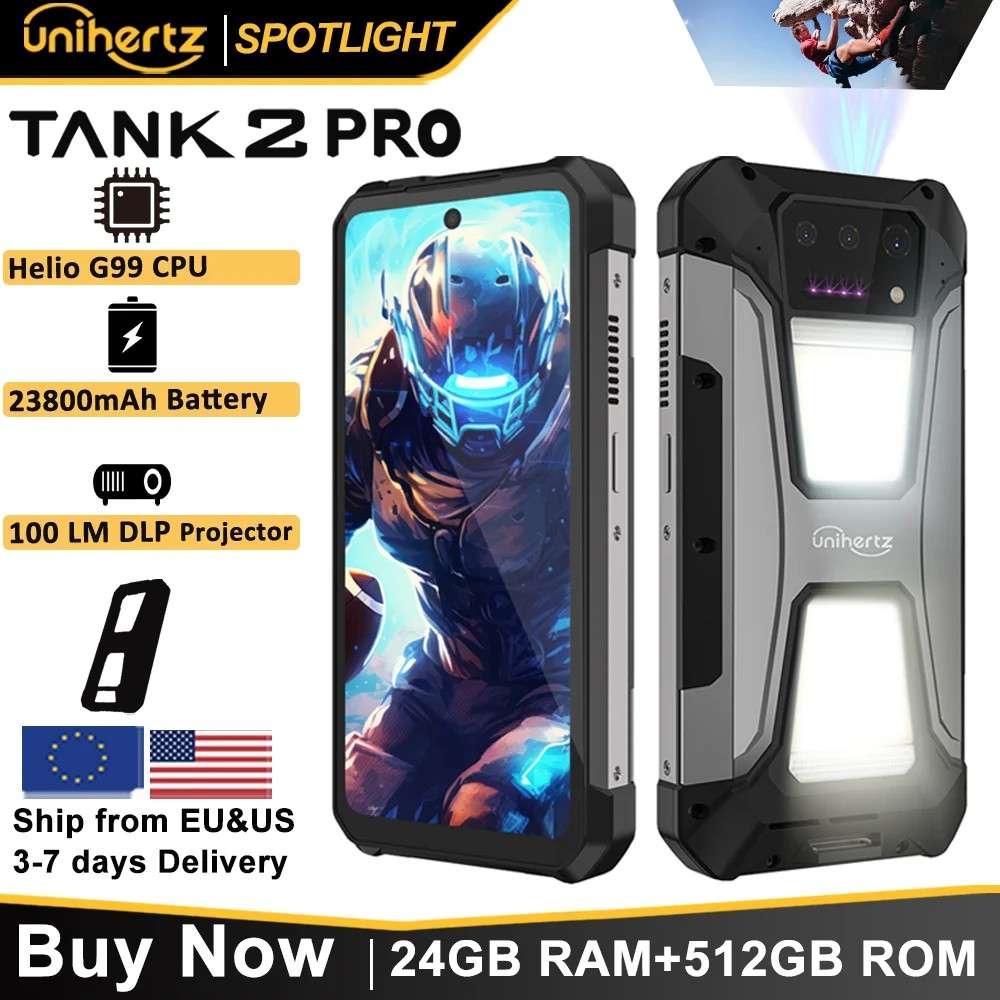 Unihertz Tank 2 Pro: O Smartphone Blindado Definitivo