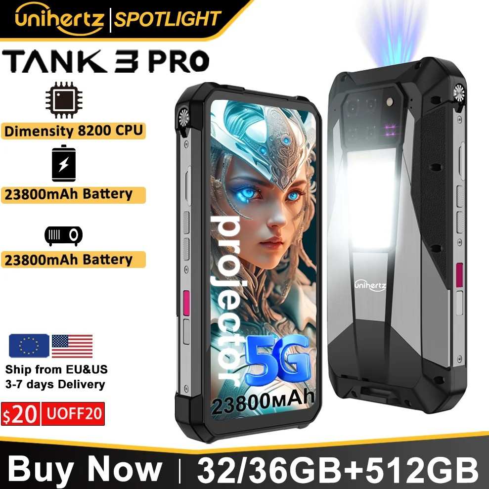Unihertz Tank 3 Pro: O Futuro em Suas Mãos!