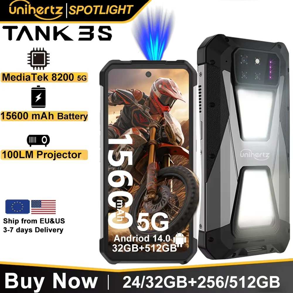 Unihertz Tank 3S: O Smartphone 5G à Prova de Tudo!