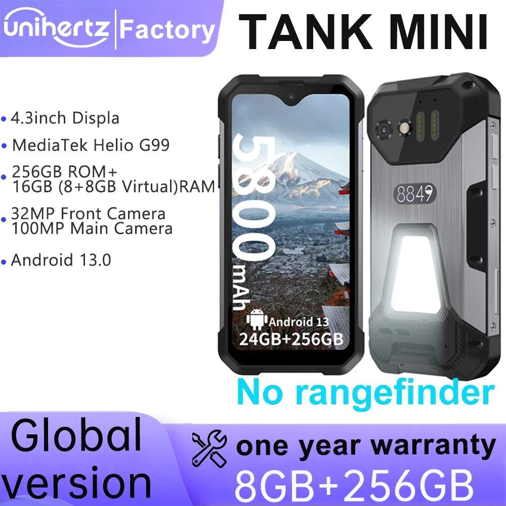 Unihertz Tank Mini1: O Mini Smartphone Blindado