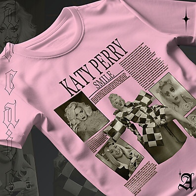 Camiseta Katy Perry Smile Katycats – Estilo e Conforto Unissex