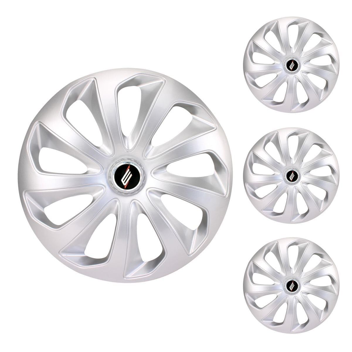 Jogo Calota Aro 14 Velox Silver Universal - Elitte Motors: Estilo e Proteção para Seu Carro