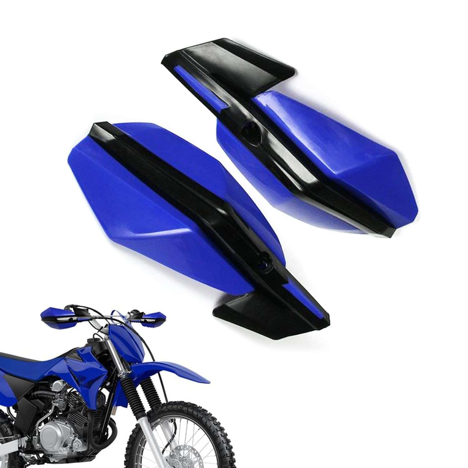 Protetor de Mão AnXin Universal para Moto/Dirt Bike 22mm/28mm - Segurança e Conforto Azul