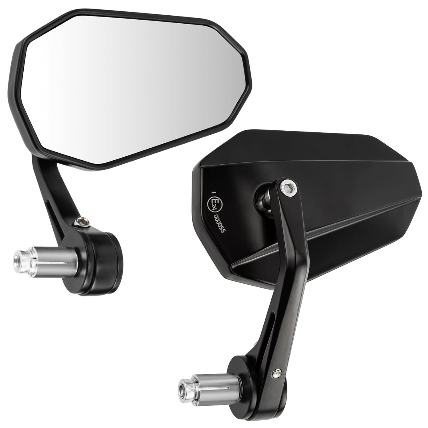 Espelhos de Guidão Universal CNC para Moto: Visão Clara e Estilo Antirreflexo