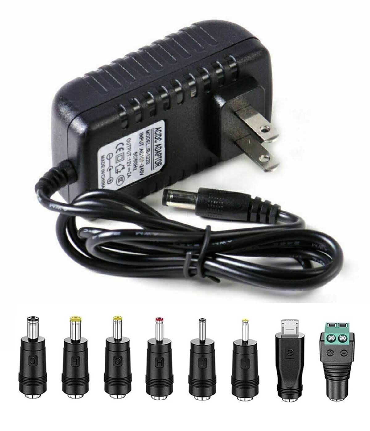 Adaptador Universal 12V AC/DC para Roteadores TP-Link: Archer C7, Deco S4/S7/X20/X25/X50/X55 e Mais | Cabo de Alimentação 1.5m