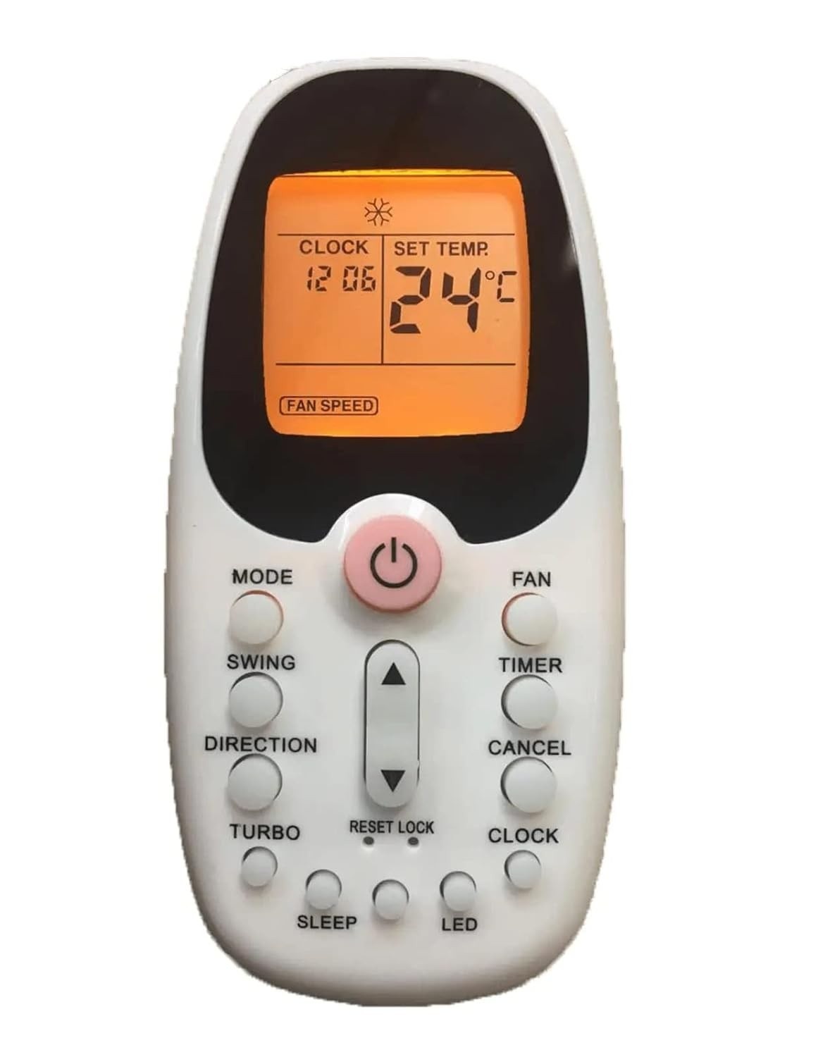 Controle Remoto Universal para Ar Condicionado Admiral, Aicy, Comfee, Deco, Komenco, Midea e Springer – Compatibilidade Total