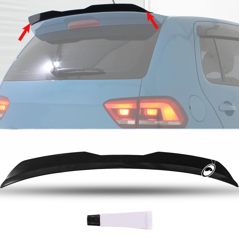 Aerofólio Traseiro Universal TG Poli Black Piano: Estilo Esportivo para seu Hatch ou Sedan