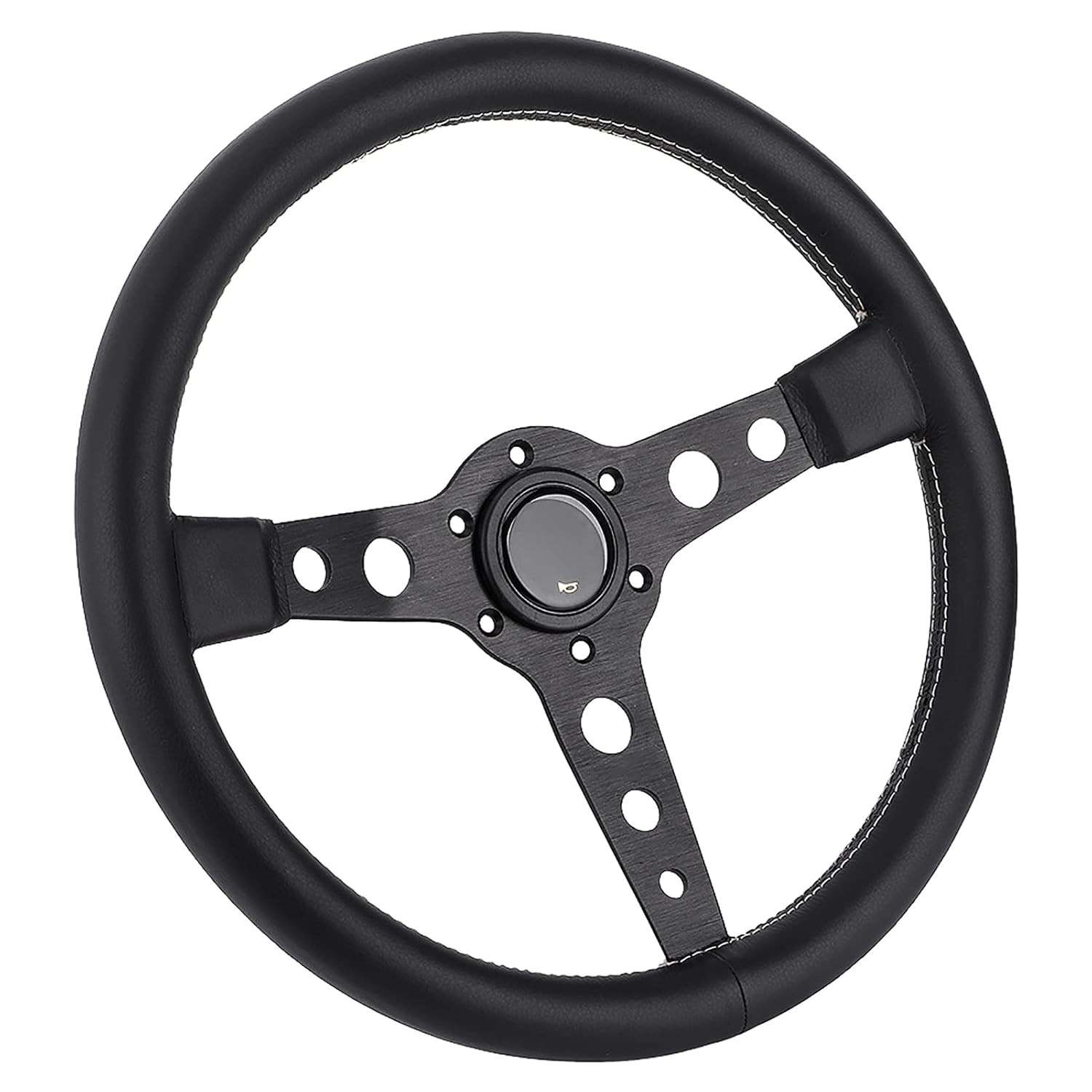 Volante de Corrida POCREATION 350mm Universal - Estilo e Performance para seu Carro