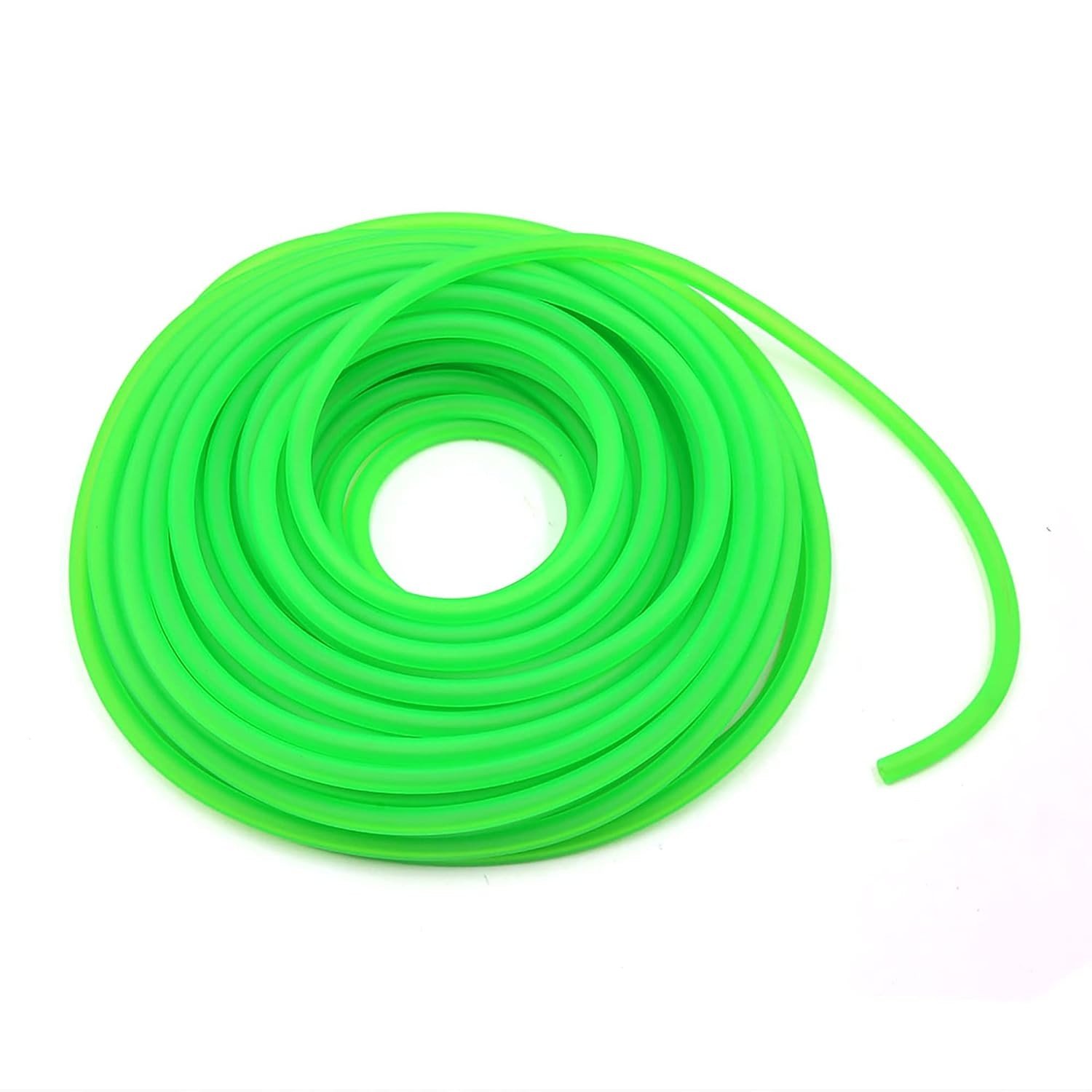 Tubo de Óleo Silicone Universal para Motocicleta Verde - 18m de Flexibilidade e Segurança