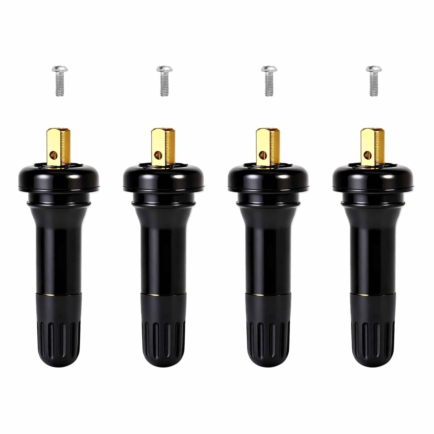 Kit 4 Hastes Válvula Pneu TPMS Borracha EPDM Universal - Segurança e Durabilidade