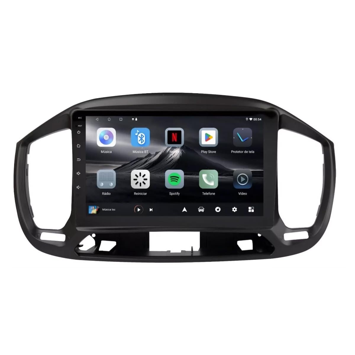 Central Multimídia Fiat Uno Adak G2 9" QLED Android Auto/Carplay + Câmera de Ré