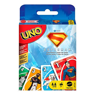 Uno Superman: O Jogo de Cartas Heroico!