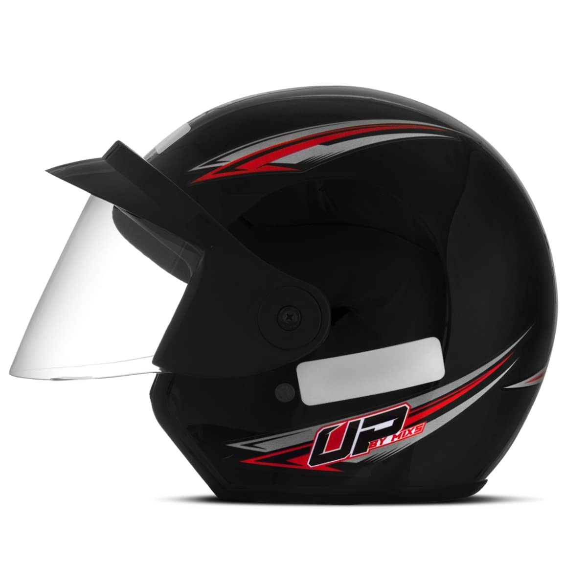 Capacete Aberto Mixs UP Preto Fosco - Segurança e Estilo para Seu Dia a Dia