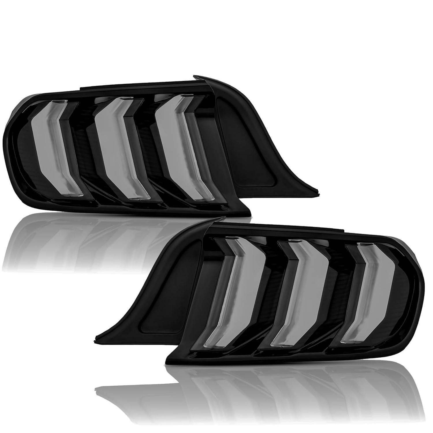 Luzes Traseiras LED Fumê Sequenciais para Ford Mustang 2015-2020 | Upgrade Visual e Segurança
