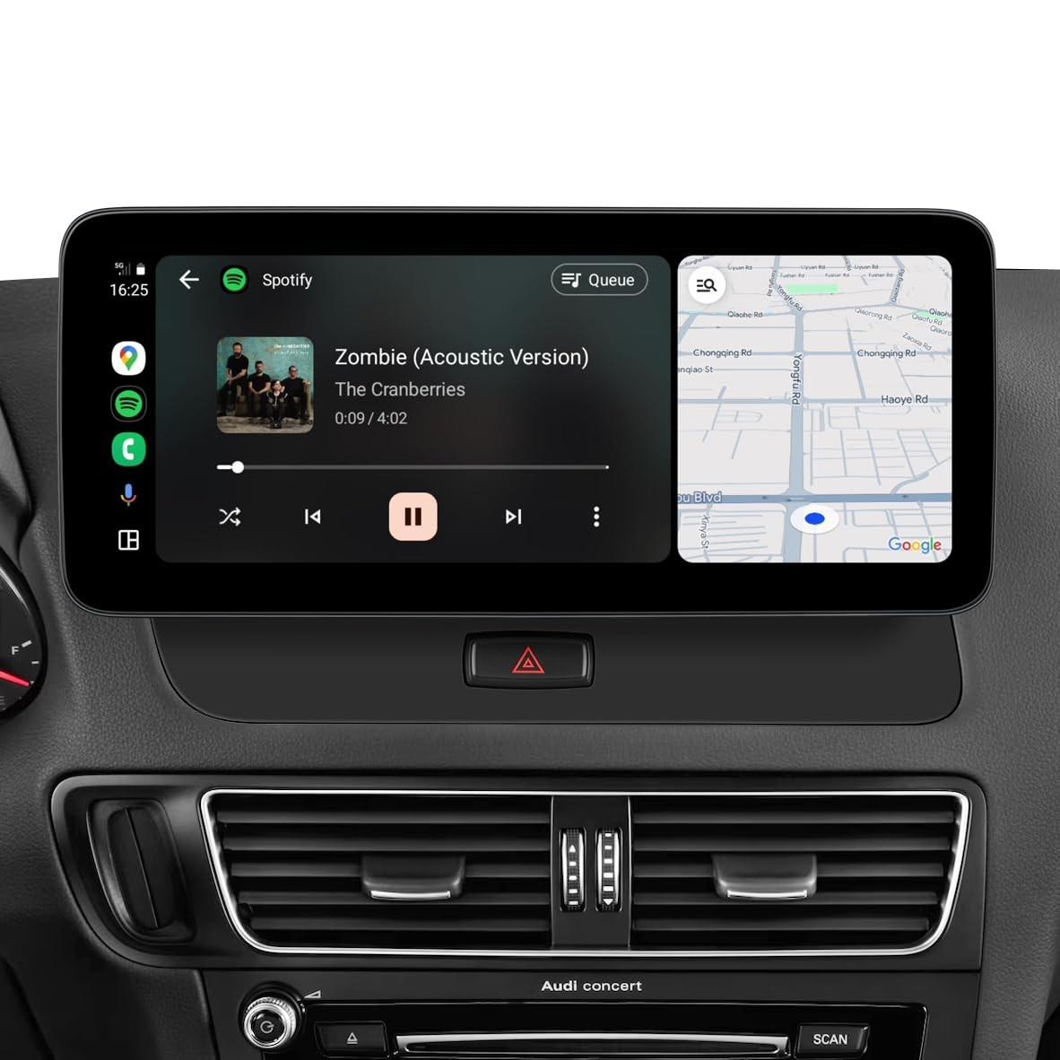 Tela Multimídia Android Auto CarPlay para Audi Q5 (2009-2017) - Upgrade Inteligente