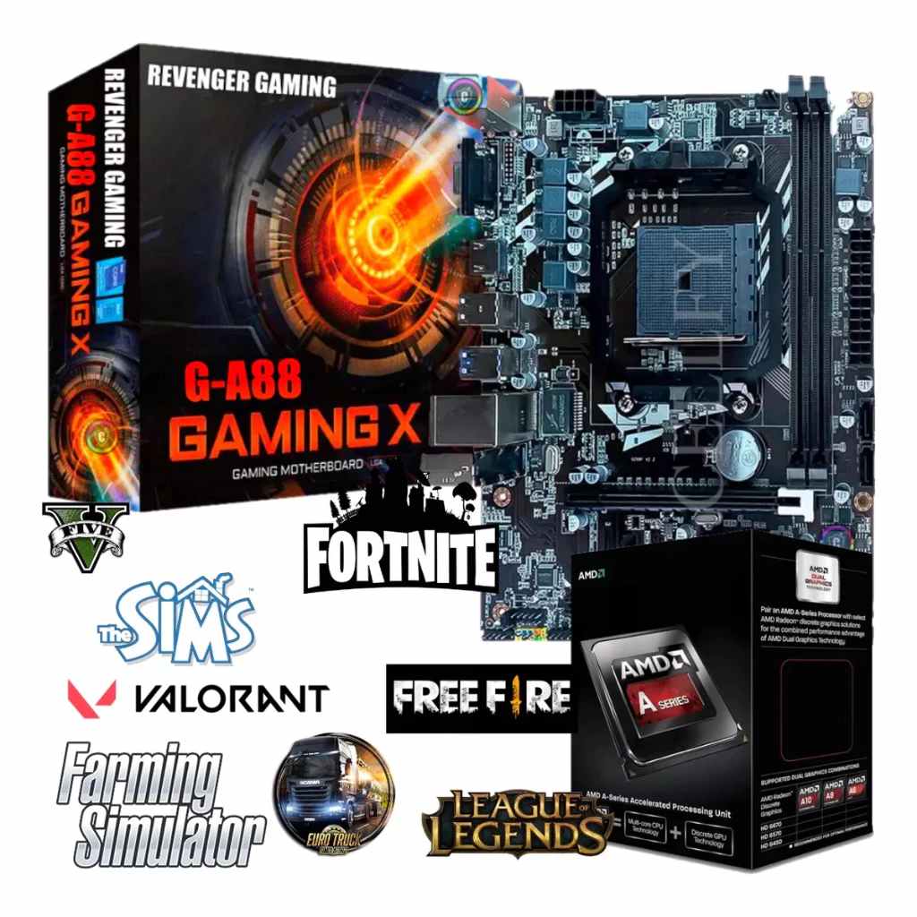 Upgrade Gamer: AMD A10 + 16GB RAM + Vídeo 2GB