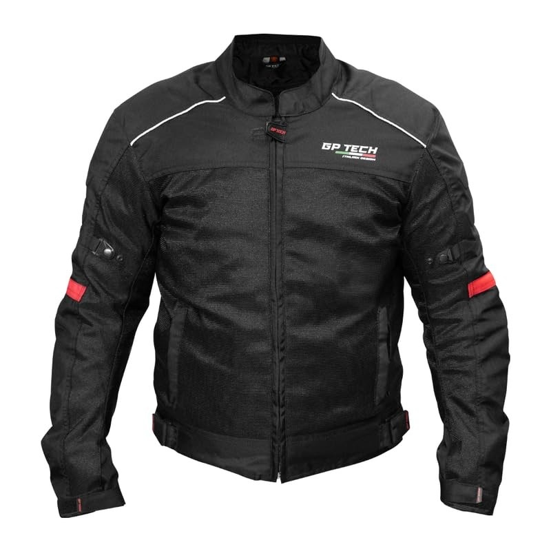 Jaqueta Moto Motociclista Vent GP Tech COM Proteções Ventilada EPI Verão urbano Pista
