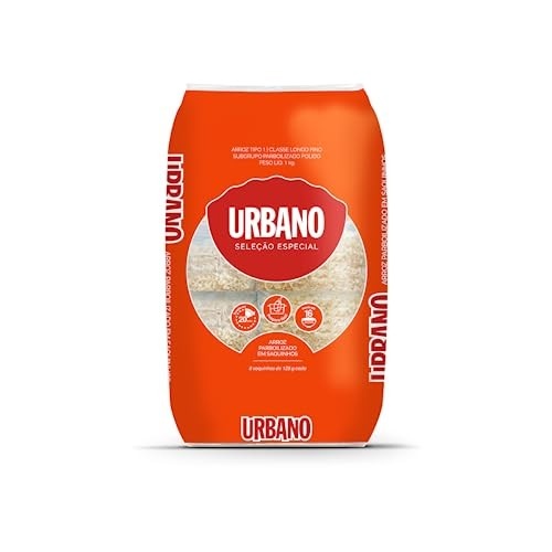 Urbano, Arroz Parboilizado, 8 Saquinhos - 125g cada
