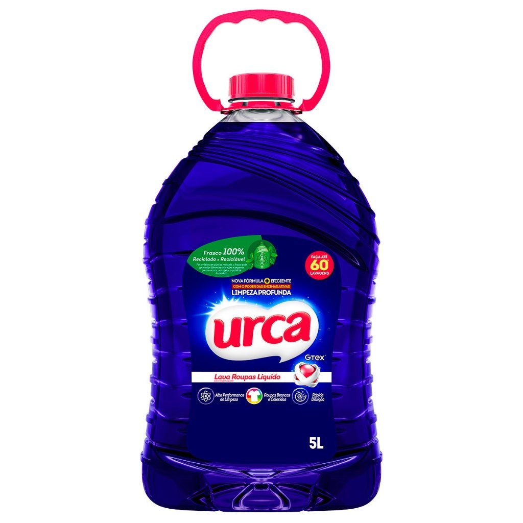 Urca Azul 5L: Limpeza Imbatível e Perfume Duradouro