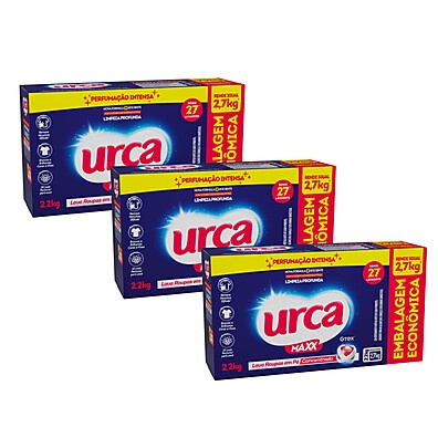 Urca: Kit 3 Sabão em Pó Concentrado – Limpeza Impecável!