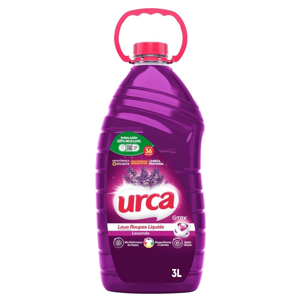 Urca Lavanda 3L: Limpeza Impecável!