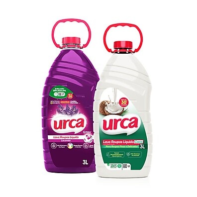 Urca Maxx: Kit Lava Roupas Lavanda e Coco 6L