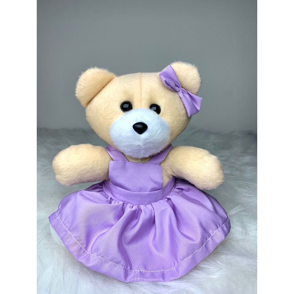 Ursinho de Vestido 20cm: Charme e Maciez!