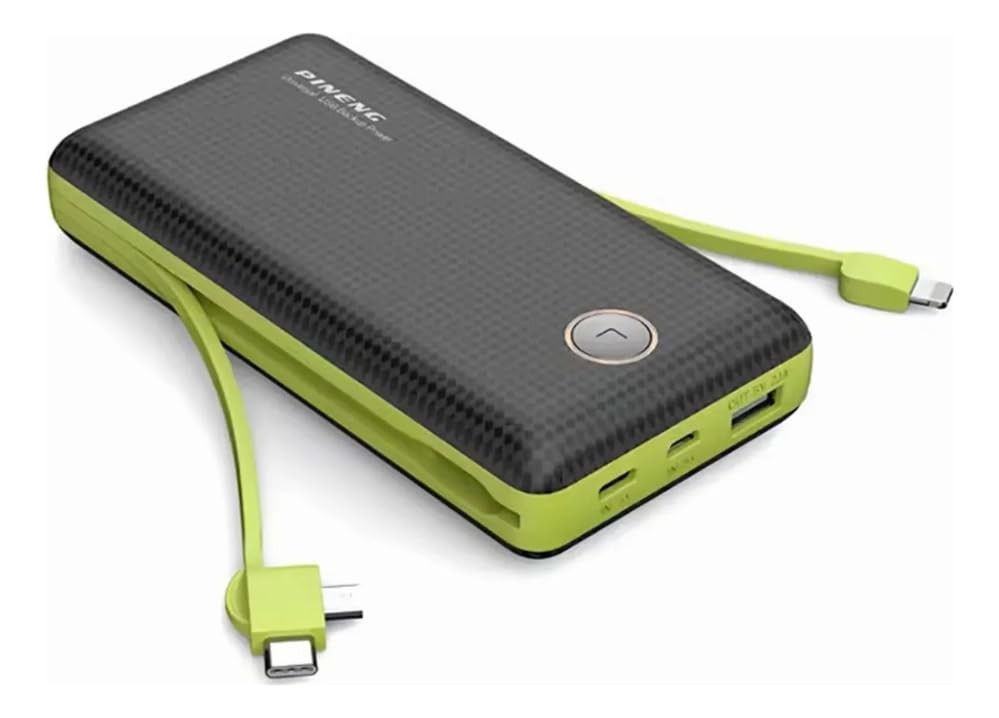 Power Bank Universal 20.000mAh: Carregamento Turbo Rápido com 2 USB + USB-C
