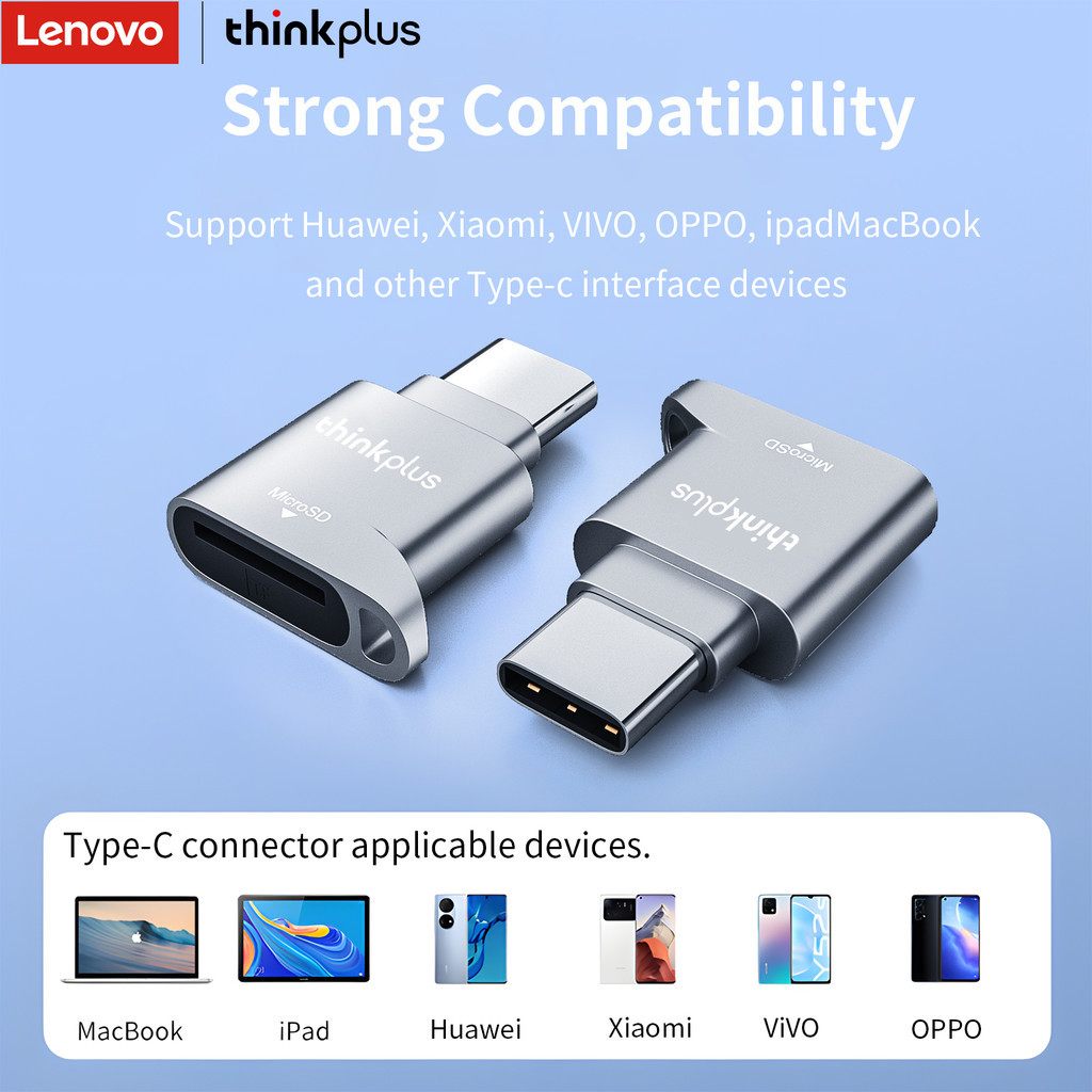 Leitor de Cartões Lenovo D201: Leveza, Velocidade e Conectividade USB-C