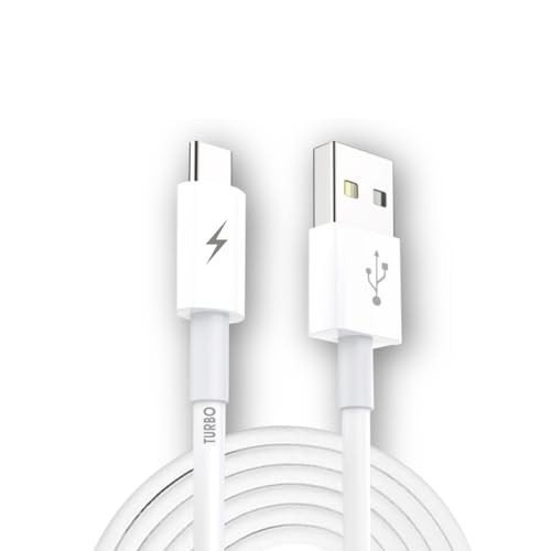 Cabo Tipo-C USB Turbo Carregamento Rápido, Cabo de Dados, Reforçado Compatível Com Android, EXC77, Premium®