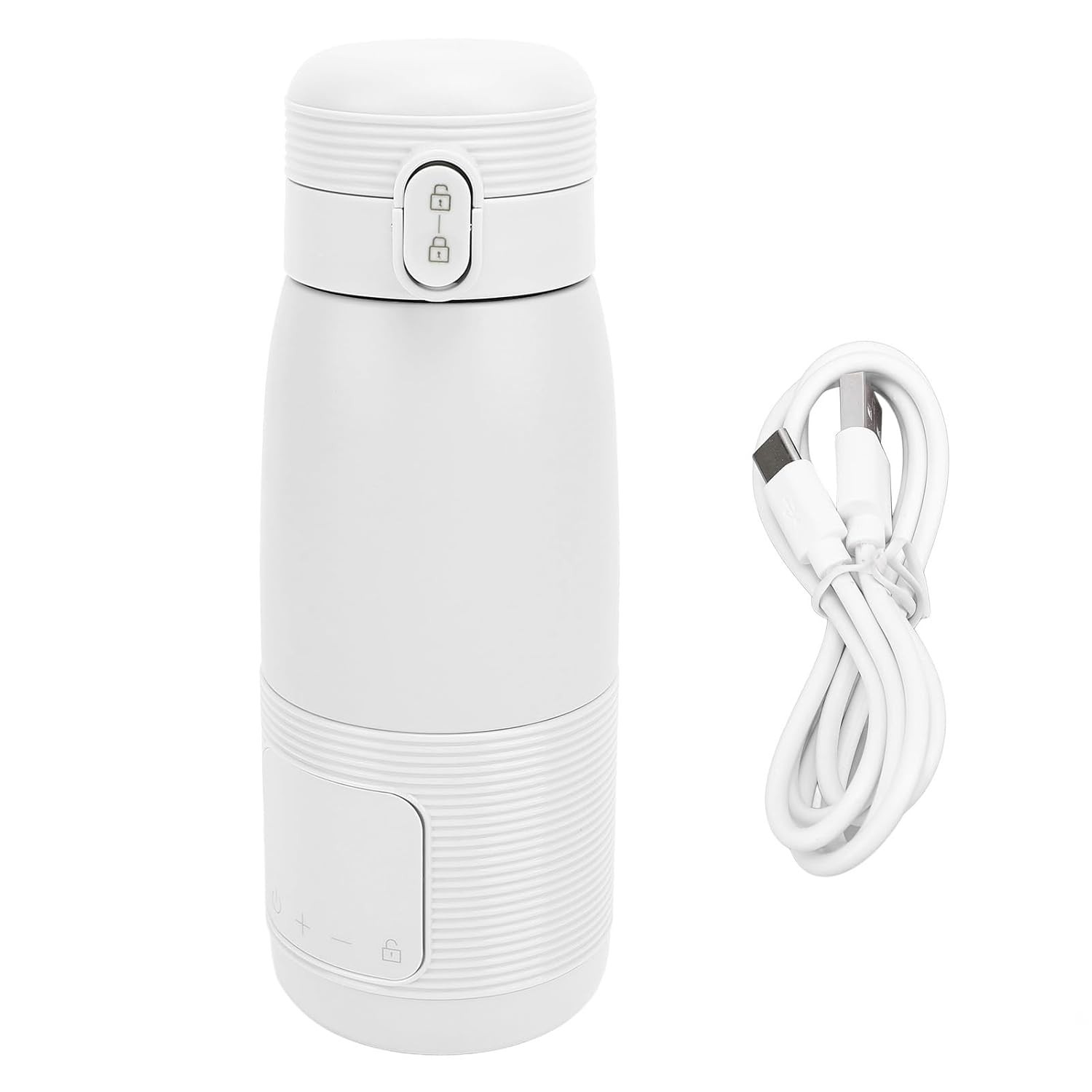 Aquecedor de Leite Portátil Recarregável para Bebês - USB, Sem Fio, Rápido e Seguro para Viagens