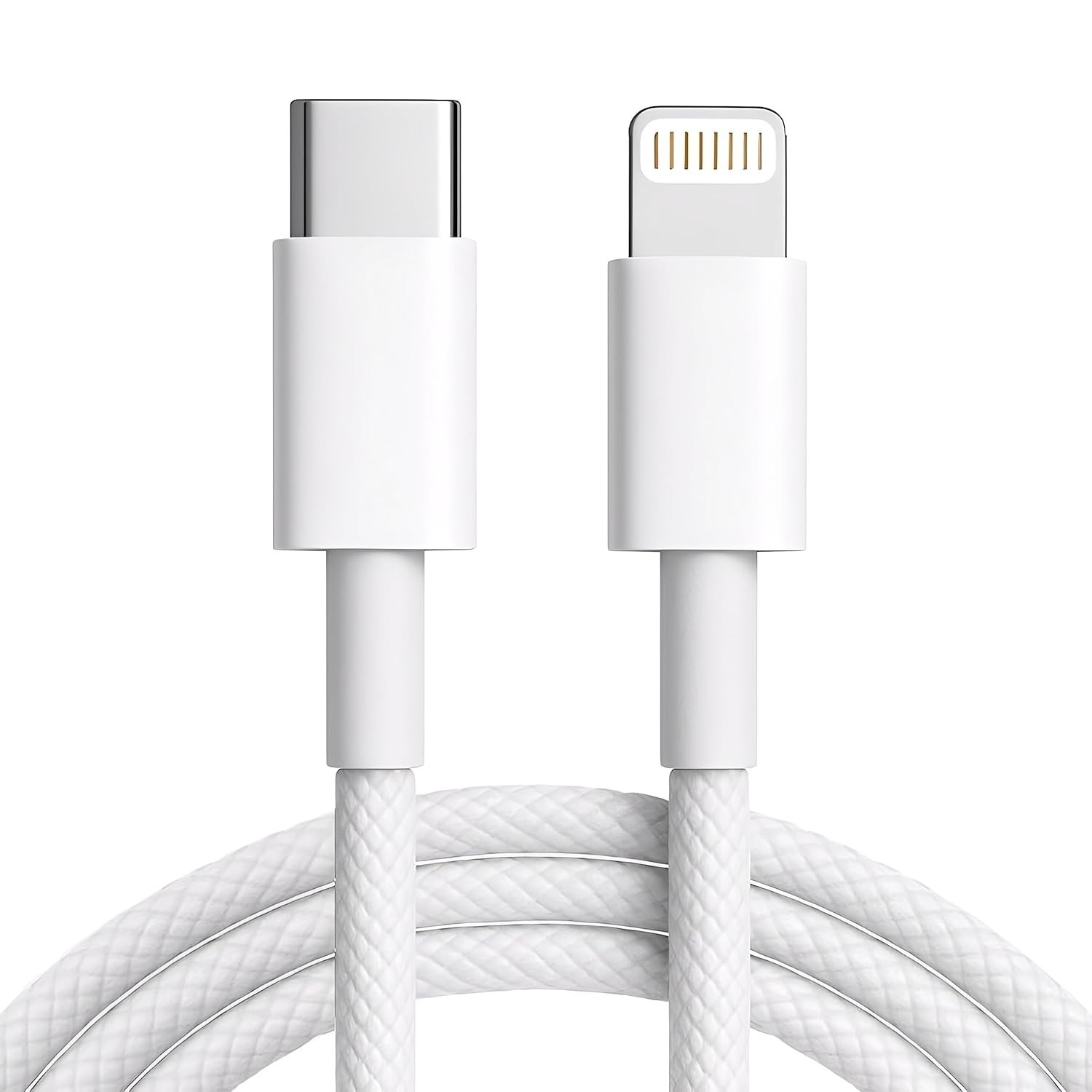 Cabo Lightning USB-C 2 Metros: Carregamento Rápido 30W Turbo para iPhone 14/13/12/11 e Mais