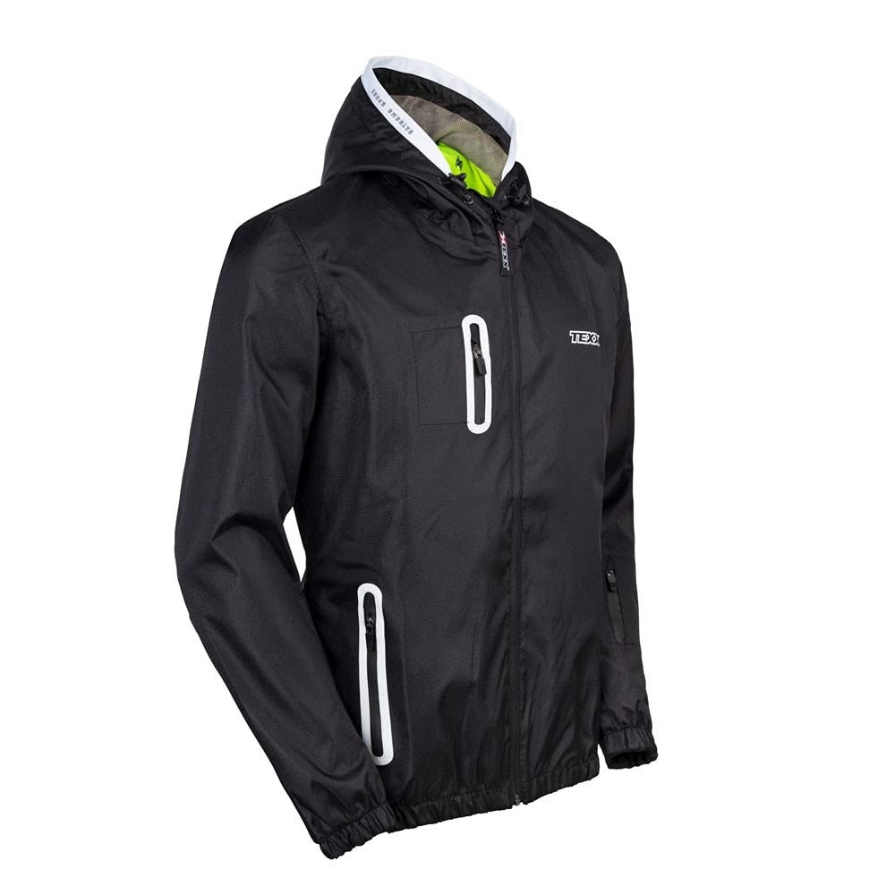 Jaqueta Corta Vento Texx Neon Preto: Proteção e Estilo para Uso Urbano