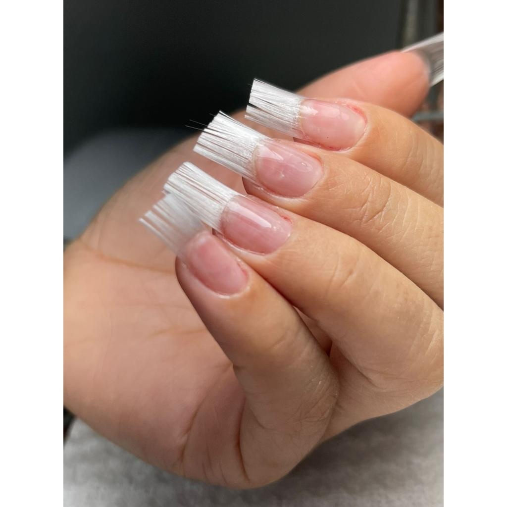 Fibras de Vidro SELADAS LB Fiber Nails – 100 Unhas Prontas para Uso