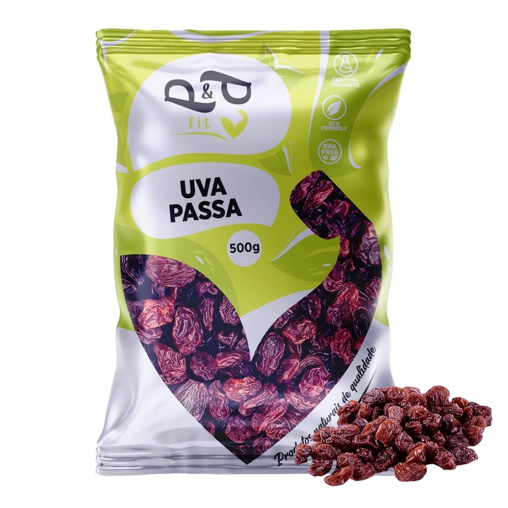 Uva Passa Preta Sem Semente 500g: Frescor Garantido!