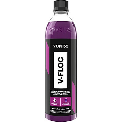 V Floc 500ml: Shampoo Automotivo Concentrado Vonixx