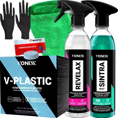 V-Plastic: Vitrificador para Plásticos Vonixx 20ml