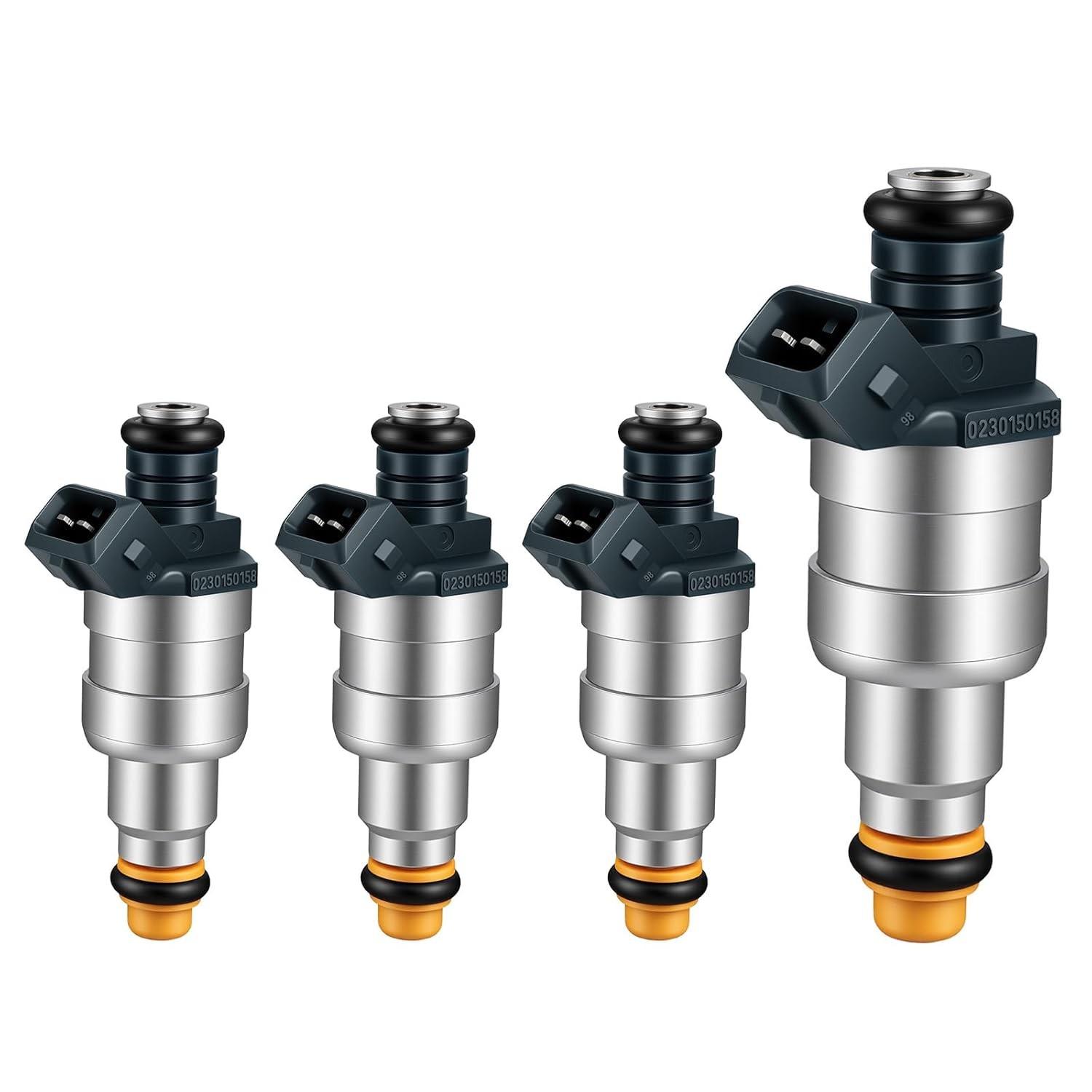 Kit 4 Injetores de Combustível 0280150158 para Porsche 911, 924, 944 e Renault 25 V6 Turbo