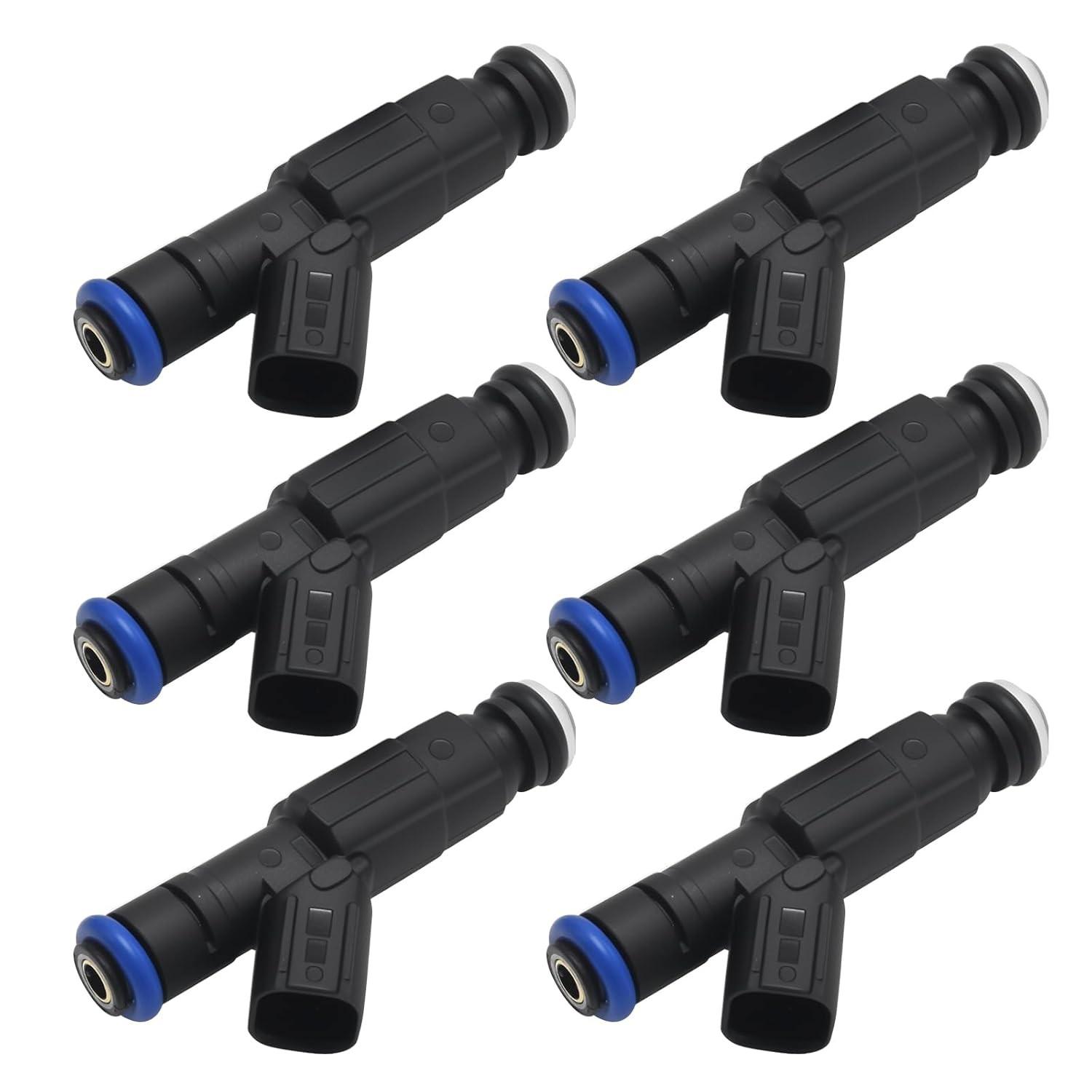 Kit 6 Injetores de Combustível 0280158020 para Jeep Grand Cherokee, Dodge RAM e mais (3.7L V6)