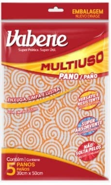 Pano Multiuso Vabene 30x50cm - Limpeza Eficiente e Versátil para Qualquer Superfície