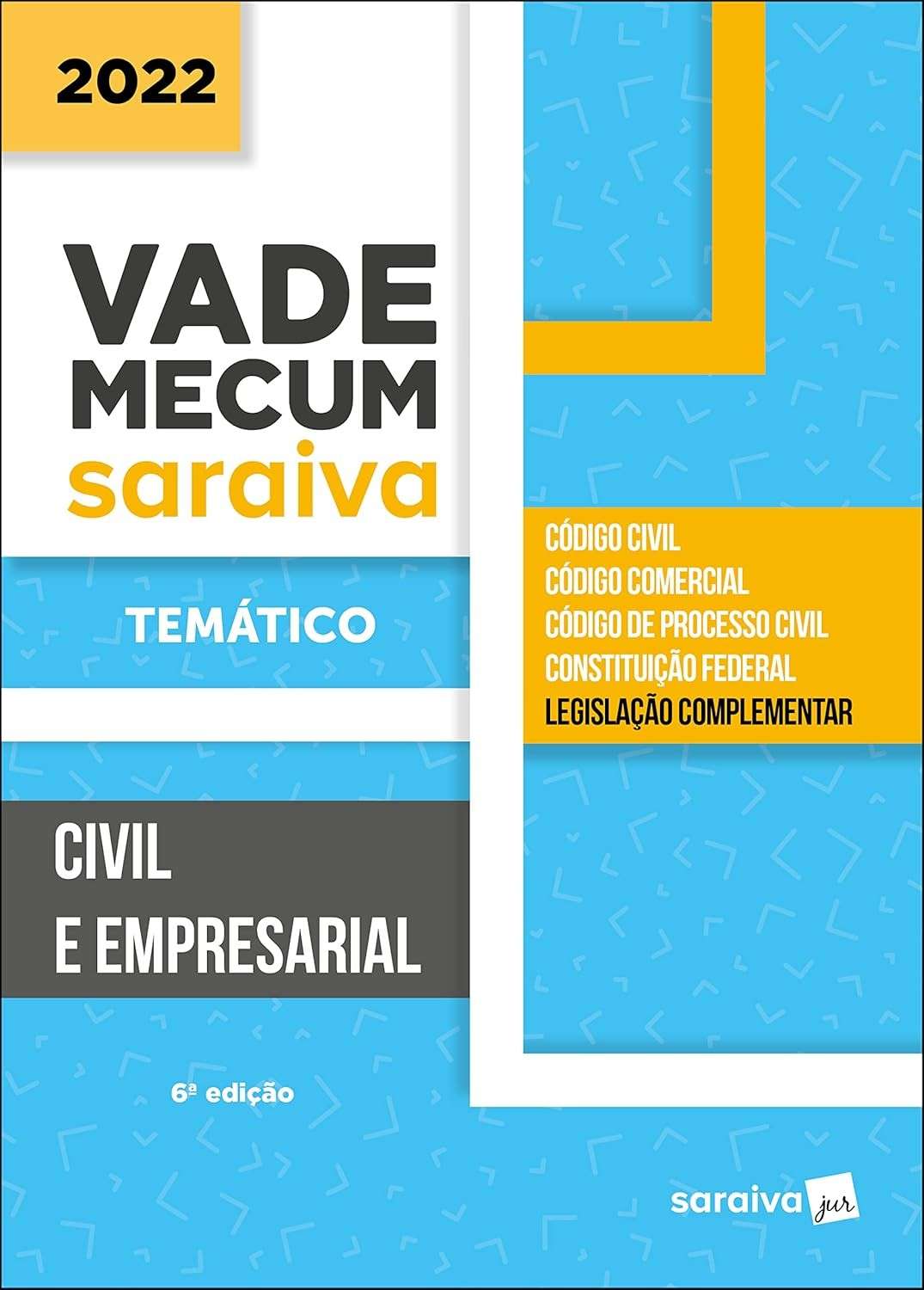 Vade Mecum Civil e Empresarial Temático 6ª Edição 2022: Essencial para OAB e Advocacia