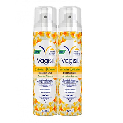 Vagisil Jasmim: Kit 2 Desodorantes Íntimos