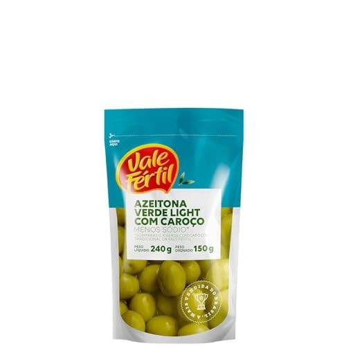 Vale Fértil Light - Azeitona Verde em Conserva, Sachê 150g