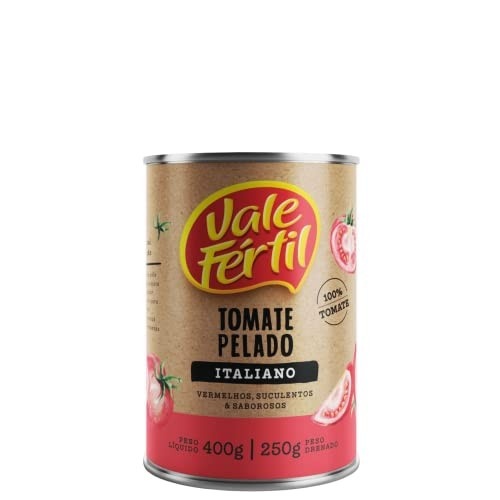 Vale Fértil Tomate Pelado Lata 250G