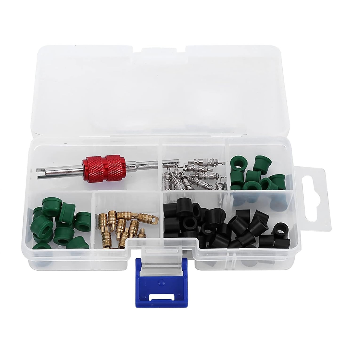 Kit de Núcleos de Válvula CA com Juntas Resistentes - Reparo HVAC Profissional