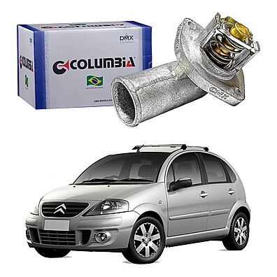 Válvula Termostática Columbia Citroën C3 1.4 8V 2007 a 2012