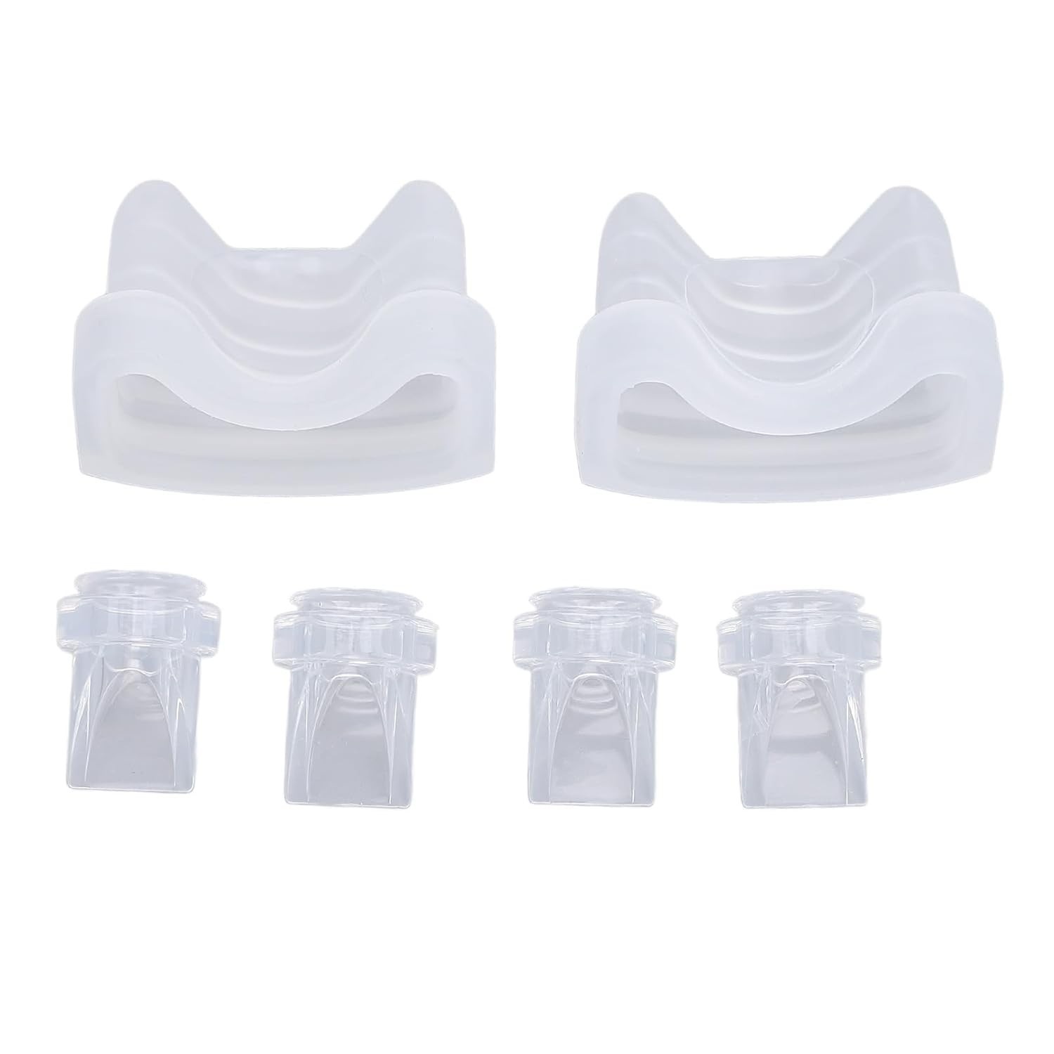 TOPINCN - 4 Válvulas Bico de Pato + 2 Diafragmas de Silicone para Bomba de Amamentação S21