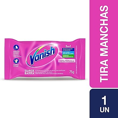 Vanish Super Barra: Adeus Manchas em Roupas Coloridas!