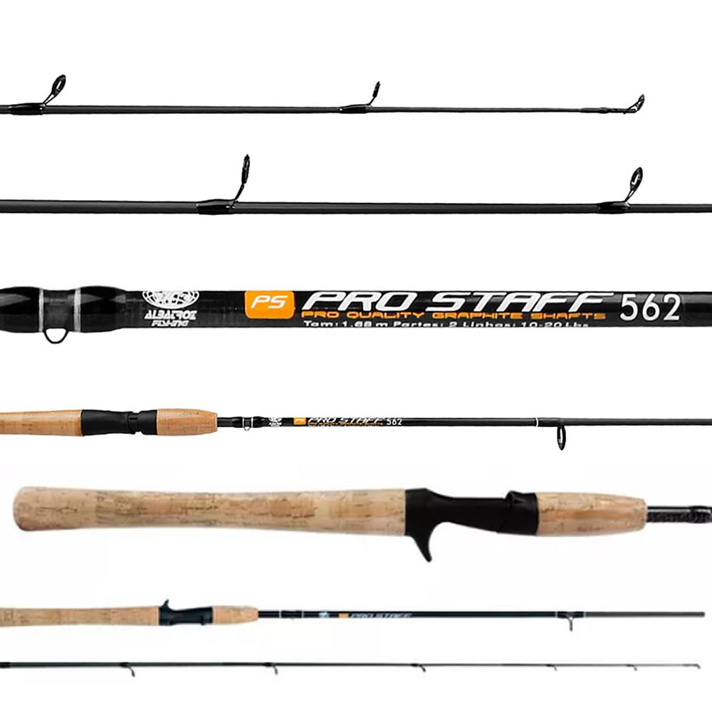 Vara Carbono Albatroz Pro Staff 1,68M - Pesca com Excelência